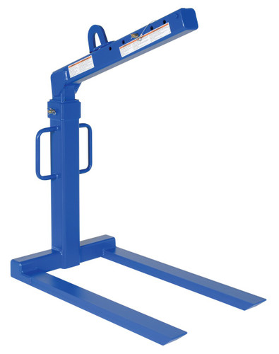 Vestil Steel Overhead Load Lifter Fixed - 43-1/8 In. Fork 4000 lb - Blue