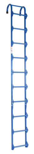 Vestil Steel Tank Access Ladder - 10 Ft. 300 lb - Blue
