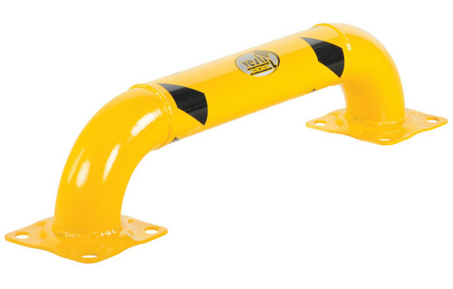 Vestil Steel Low Profile Rack Guard Bollard - 36-5/8 In. Length - Yellow