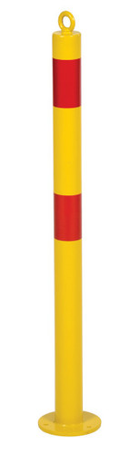 Vestil Steel Fixed Height Bollard - 2-1/2 In. x 2-1/2 In. x 35-1/2 In. - Yellow