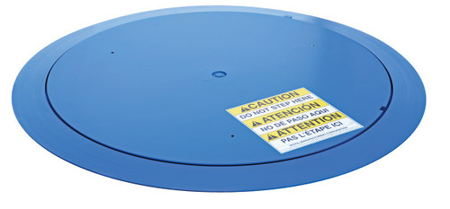 Vestil Steel Thin Spin - 53-11/16 In Diameter 4000 lb - Blue