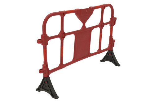 Vestil Plastic Interlocking Barrier - 15-1/2 In. x 59 In. x 40 In. - Red