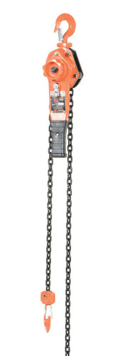 Vestil Steel Professional Lever Hoist - 10 Ft. Lift Height 1,500 lb - Orange