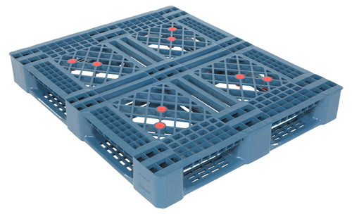 Vestil High Density Polyethylene Pallet - 48 In. x 40 In. x 6 In. 7054 lb Static - Blue