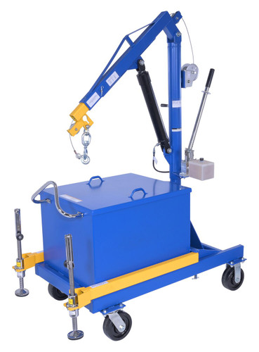 Vestil Steel Portable Cantilever Hoist - 113-3/8 In. x 35-11/16 In. x 89 In. 4000 lb - Blue