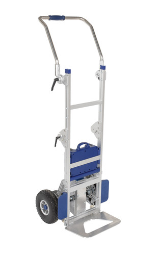 Vestil Aluminum Powered Stair Climber - 22 In. x 21 In. x 61 In. 350 lb - Blue