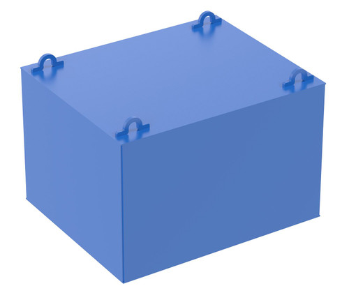 Vestil Steel Cantilever Hoist Ballast - 33 In. x 27 In. x 24 In. 4000 lb - Blue