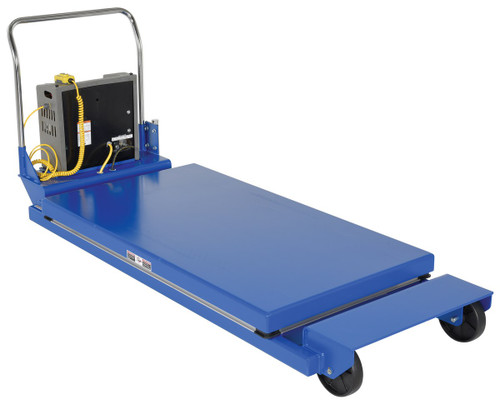Vestil Steel Heavy Duty Portable Scissor Lift Table - 58 In. 2000 lb - Blue