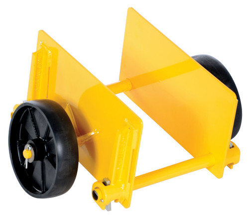 Vestil Steel Adjustable Panel Dolly With Glass Filled Nylon Casters - 19-1/4 In. x 15 In. x 10-1/2 In. 1000 lb - Yellow