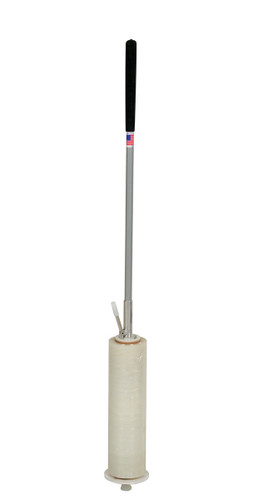 Vestil Aluminum Hand Operated Quick Wrapper - 6-1/2 In. x 6-1/2 In. x 60 In. - Silver