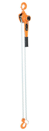 Vestil Steel Professional Lever Hoist - 10 Ft. Lift Height 3,000 lb - Orange