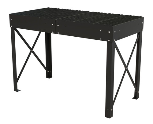 Vestil Steel Personnel Work Platform - 60 In. Tall 36 In. x 72 In. - Black