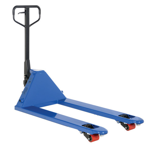 Vestil Steel Quick Lift Pallet Truck - 61-11/16 In. x 27 In. x 48-5/8 In. 5500 lb - Blue