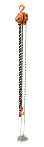 Vestil Professional Hand Chain Hoist - 15 Ft. Lift Height 3,000 lb - Orange