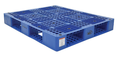 Vestil High Density Polyethylene Pallet - 39-3/8 In. x 47-3/8 In. x 6 In. 8000 lb - Blue