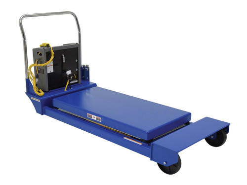 Vestil Steel Heavy Duty Portable Scissor Lift Table - 24 In. x 48 In. 3000 lb - Blue