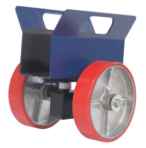 Vestil Steel Heavy Duty Adjustable Panel Dolly With Poly-On-Steel Casters 12 In x 12-1/4 In x - 12-1/4 In 1500 lb - Blue