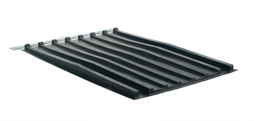 Vestil Polyethylene Heavy Duty D Style Hopper Lid Use with - 1 Cubic Yard Hoppers - Black