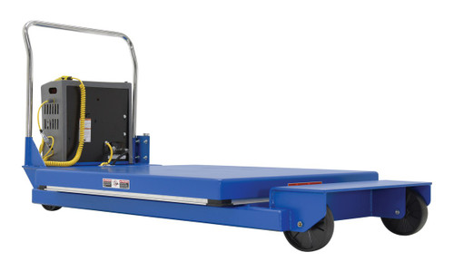 Vestil Steel Heavy Duty Portable Scissor Lift Table - 46 In. 2000 lb - Blue