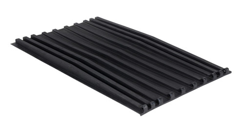 Vestil Polyethylene Heavy Duty D Style Hopper Lid Use with - 1-1/2 Cubic Yard Hoppers - Black
