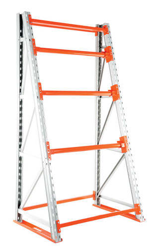 Vestil Steel Reel Rack Starter Kit - 36 In. x 51 In. x 96 In. 6000 lb - White/Orange