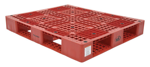 Vestil High Density Polyethylene Pallet - 39-1/2 In. x 47-3/8 In. x 6 In. 8000 lb - Red