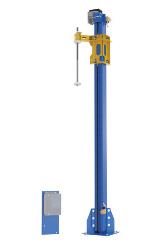 Vestil Factory Installed Steel Powered Mast Option For Low Profile Powered Carousel Blue / - Yellow