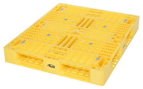 Vestil High Density Polyethylene Pallet - 39-3/8 In. x 47-3/8 In. x 6 In. 8000 lb - Yellow