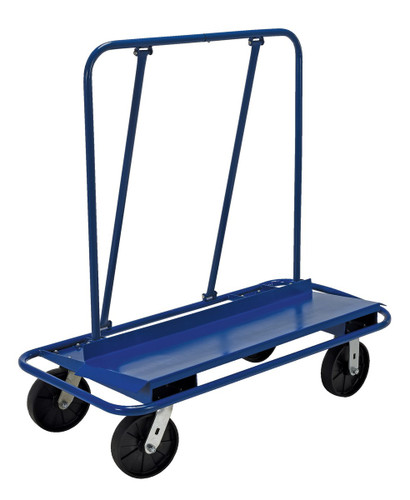 Vestil Steel Drywall/Panel Cart With Glass Filled Nylon Wheels - 48 In. x 23 In. x 48 In. 3000 lb - Blue