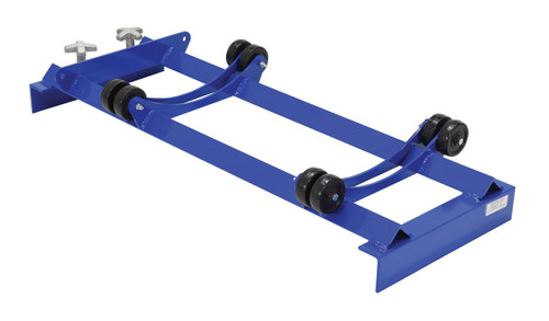 Vestil Steel Pallet Rack Drum Roller Cradle - 42-1/2 In. x 17-3/8 In. x 6-15/16 In. 800 lb - Blue