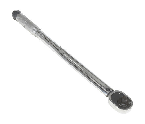 Vestil Steel Torque 1/2 In Drive Wrench with Rating 10 to - 150 Ft - lbs - Silver