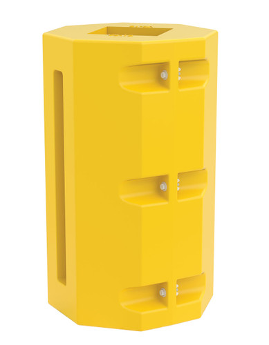 Vestil UV Protected Polyethylene Column Protector - 10 In. Square 7,000 lb - Yellow