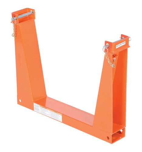Vestil Portable Steel Storage U-Rack - 6,000 lb Per Set - Orange