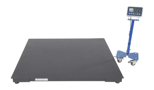 Vestil Steel Low Profile Floor Scale - 60 In. x 60 In. 4,000 lb - Black