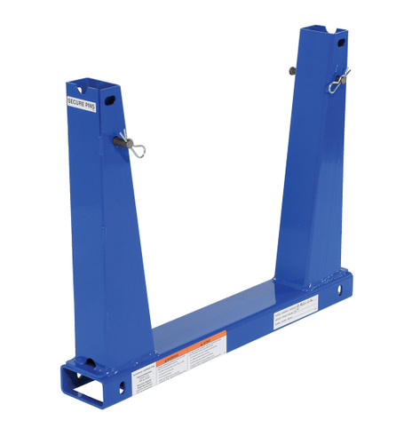 Vestil Portable Steel Stackable Storage Rack Pair - 10,000 lb - Blue