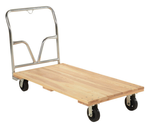 Vestil Hardwood Platform Truck 27 In x - 54 In 1,600 lb - Tan