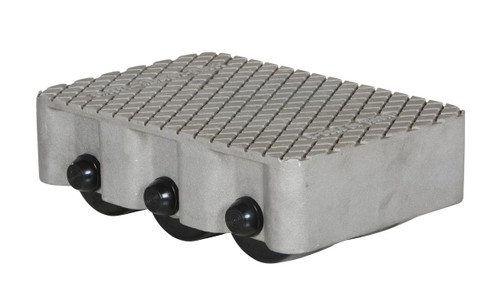 Vestil Cast Aluminum Dolly - 12-1/2 In. x 8-1/2 In. 3,000 lb - Silver