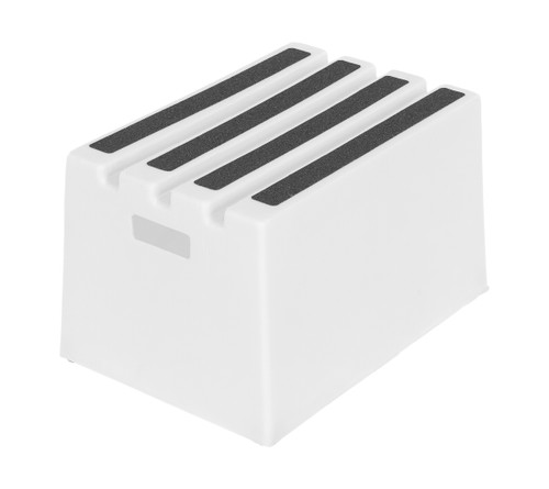 Vestil Polyethylene Marine Step Stool - 1 Step - White