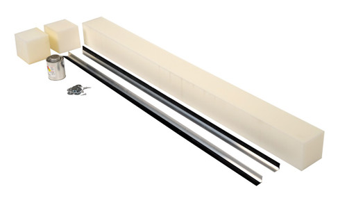 Vestil Replacement Brush Weather Stripping For - 110 In. Pit Dock Leveler Models - Silver