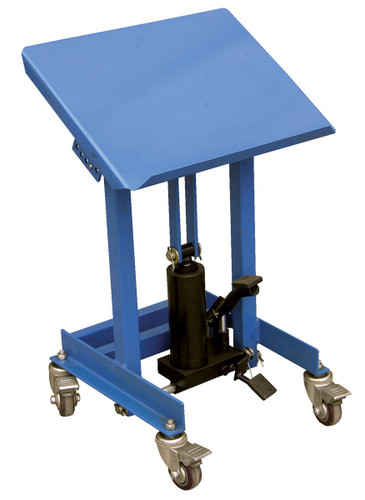 Vestil Steel Hydraulic Work Positioner - 20 In. x 16 In. 330 lb - Blue