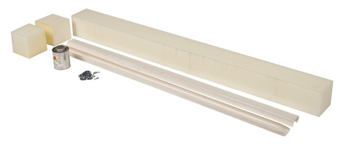 Vestil Dual Vinyl Weather Stripping For - 50 In. Pit Dock Leveler Models - White