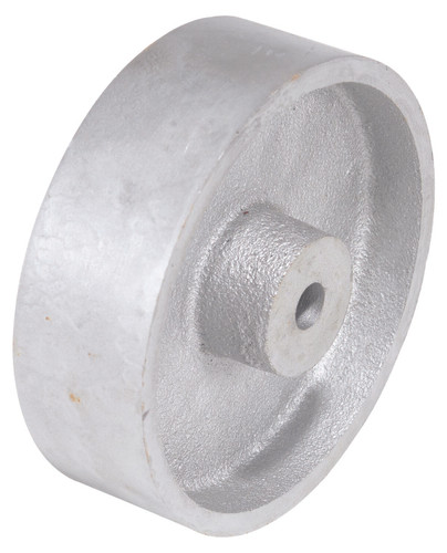Vestil Semi Steel Wheel - 4 In. Diameter x 1-1/4 In. Width 5/8 In. Bearing - Silver
