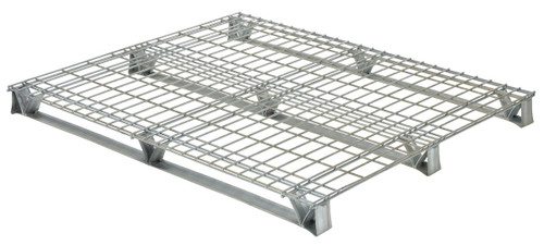 Vestil Galvanized Steel Welded Wire Pallet - 40 In. x 48 In. 4,000 lb - Gray