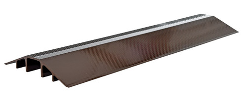 Vestil Aluminum Extruded Hose/Cable Crossover - 72 In. Length - Brown