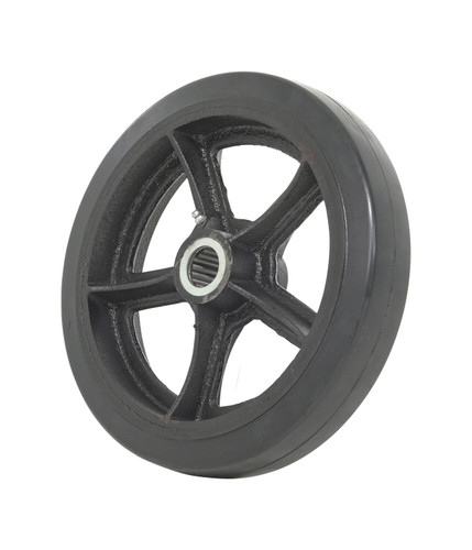 Vestil Mold On Rubber Wheel - 10 In. Diameter 2 In. Width 750 lb - Black