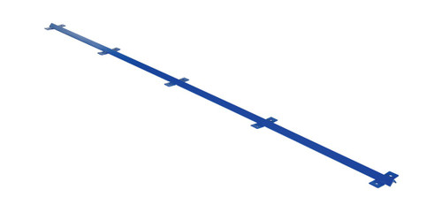 Vestil Steel Gantry Crane V-Groove Track - 120 In. Length - Blue