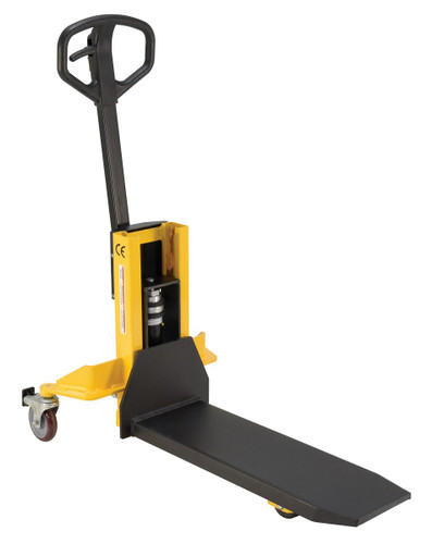 Vestil Steel Single Fork Skid Positioner Lifter - 800 lb Yellow / - Black