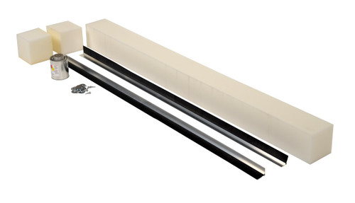 Vestil Replacement Brush Weather Stripping For - 62 In. Pit Dock Leveler Models - Silver