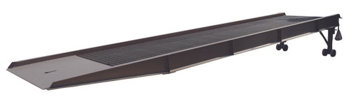Vestil Steel Overlap Yard Ramp - 85 In. x 30 Ft. 25,000 lb Earth Tone - Brown