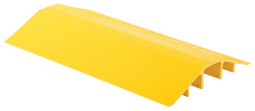 Vestil Aluminum Extruded Hose/Cable Crossover - 36 In. Length - Yellow